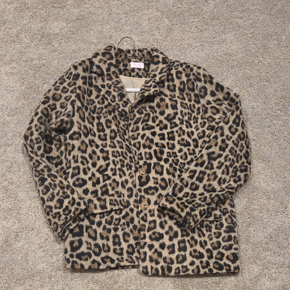 Pink Lily Animal Print Jacket